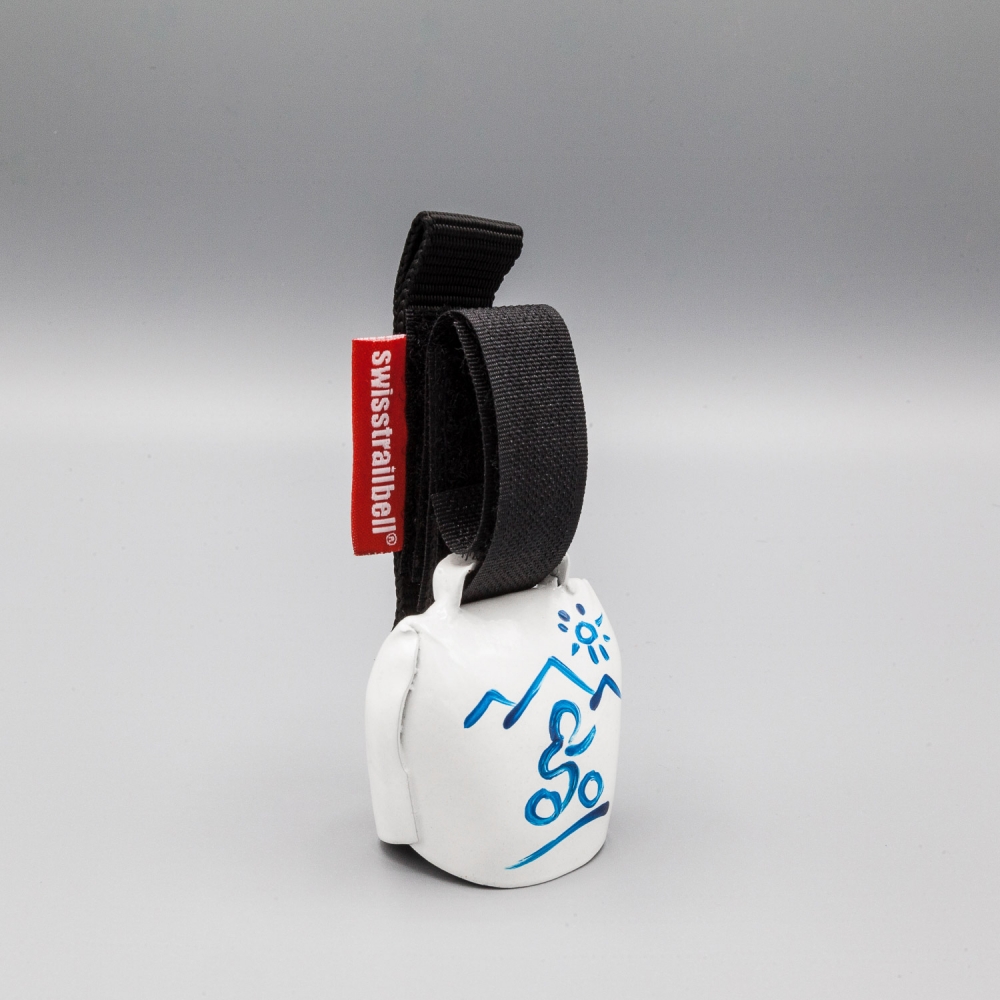 swisstrailbell® white "blue biker"